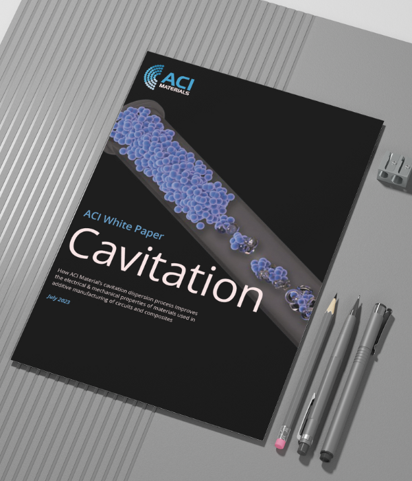 cover image of white paper on functional materials made with cavitation